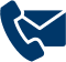 Dark blue icon of a phone receiver and a hand, indicating a call or communication.